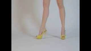 High Heel Slingbacks Yellow [upl. by Yzzik]