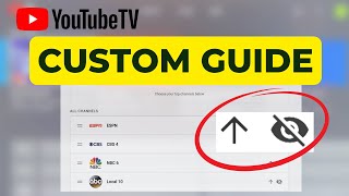 How to Customize YouTube TV’s Live Guide New Way to Reorder and Hide Channels [upl. by Kos]