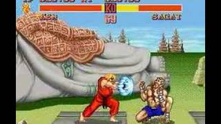 Ken vs Sagat  Street Fighter II  SNES [upl. by Dett]