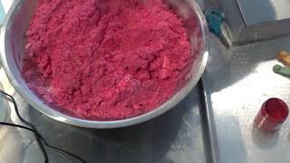 Making Cotton Candy Bath Bombs  Testing Red 7 Lake for BeScented  Free Recipemp4 [upl. by Carie]