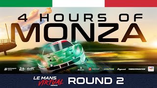 LIVE 4 Hours of Monza  Le Mans Virtual Series 2022 [upl. by Agnesse3]