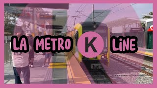 LA Metro K Line  Ride from ExpoCrenshaw To WestchesterVeterans Station [upl. by Aicenat]