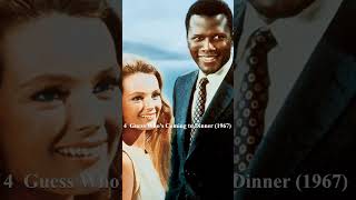 TOP 10 SIDNEY POITIER MOVIES [upl. by Nanaek]