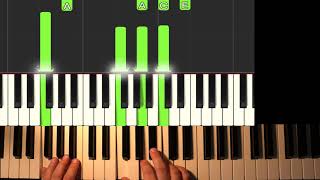 Kanye West quotGhost Townquot Piano Tutorial [upl. by Yemane]