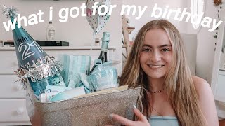 WHAT I GOT FOR MY 21ST BIRTHDAY HAUL WHAT TO ASK FOR FOR YOUR 21ST BIRTHDAY [upl. by Atsirk]