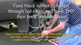 NUEVO Laclede Chain Manufacturing Alpine Tire Chain Instalación [upl. by Alrats559]