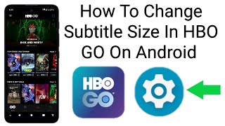 how to change HBO GO caption subtitle size on android [upl. by Nylrac]