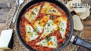 Manchego Cheese and Tomato Skillet with Smoked Paprika [upl. by Orapma149]