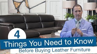 4 Things You Need To Know Before Buying Leather Furniture Quality Durability and Options [upl. by Moore]