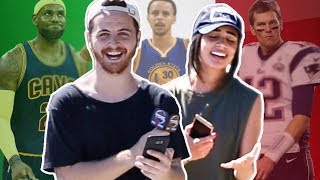 Europeans Try to Name American Superstar AthletesTHEY HAVE NO IDEA WHO LEBRON JAMES IS [upl. by Cloe461]