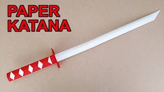 KAĞITTAN KATANA YAPIMI   How to Make a Paper Sword [upl. by Bartholomew49]