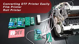 Converting DTF Printers Easily Direct to Film  Pet Film Printer [upl. by Levi311]