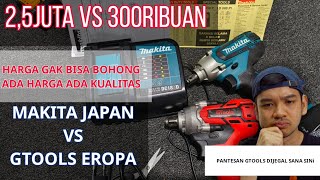 pembuktian impact wrench makita brand premium terbaik gtools vs APR yg ngaku RAJA impact bor [upl. by Airat]