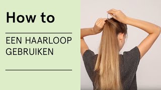 HOW TO een haarloop gebruiken  VERITAS [upl. by Maridel]