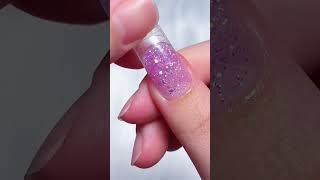 Gel acrílico com glitter [upl. by Noremak]