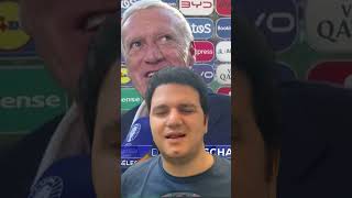 Hors sol Didier  😡😡😡 didierdeschamps france euro2024 football [upl. by Eeralih]