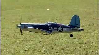 Flying the Volantex Rc F4U Corsair Mini Warbird at the Park [upl. by Alliuqal]