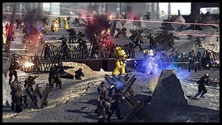 IMPERIAL FISTS SPACE MARINES ON CRUSADE Warhammer 40k Mod [upl. by Airenahs726]