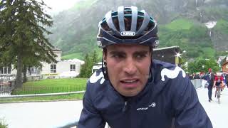 Mikel Landa  entrevista en la meta  5a etapa  Tour de Suisse  Tour de Suiza 2018 [upl. by Eiramnna]