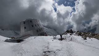 Part 1 Mont Blanc via the Gouter route for novice Alpine mountaineers Up to the Gouter Refuge [upl. by Ichabod671]