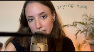 trying ASMR for the first time [upl. by Artap]