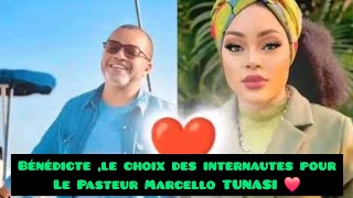 MARCELLO TUNASI ET BÉNÉDICTE EN COUPLE VOICI LE CHOIX DES INTERNAUTES POUR LE PASTEUR MARCELLO [upl. by Knighton524]