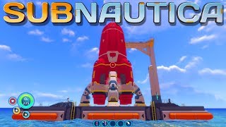 ESCAPING THE PLANET IN SUBNAUTICA Subnautica Ending [upl. by Wedurn]