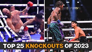 Boxings Top 25 Knockouts Of 2023 [upl. by Dryden]