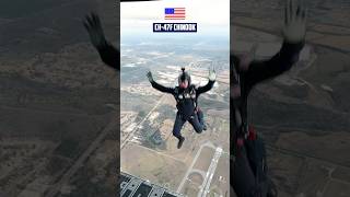 How This Parachute Team JumpOut of Ch47F Chinook Helicopter in Extreme Condition [upl. by Mada]