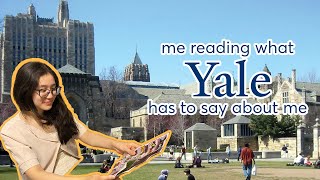 reading my yale admissions file [upl. by Tansy]