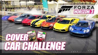 Forza Horizon 3  Cover Car Challenge Remembering Old Forzas [upl. by Adnolehs]