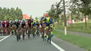 BinckBank Tour 2018 Stuyven verrast peloton en pakt zege in Ardooie STAGE 4 RECAP [upl. by Ardith]