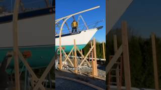 Restoring a 35 Year Old Sailboat ⛵️ boatwork boatbuilding refit [upl. by Evangelist]