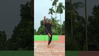 REVERSE MAWASHI WITH TAP KICK india martialarts indiankarate parthakick shorts [upl. by Derej]