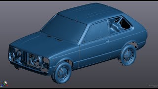 3D Scanning a Toyota Starlet with Creaforms NEW HandySCAN 3D  MAX Series [upl. by Lewert130]