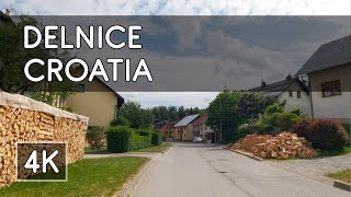 Walking Tour Delnice Croatia  4K UHD Virtual Travel [upl. by Biagio]