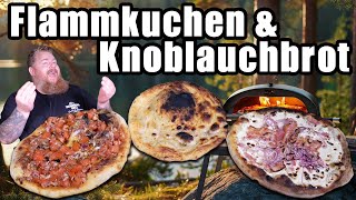 Flammkuchen amp Knoblauchbrot mit TFA Teig für Alles  BBQ amp Grillen für jedermann [upl. by Loralyn]