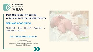 Plan de aceleración para la reducción de la mortalidad materna [upl. by Nowd]