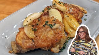 How to Make Chicken with Apples and Pears and Cheesy Potatoes  Rachael Ray [upl. by Ybhsa425]