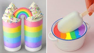 1000 Oddly Satisfying Rainbow Cake Decorating Compilation  So Yummy Chocolate Cake Hacks Tutorials [upl. by Eimac859]