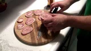 Transglutaminase Bacon Spirals [upl. by Moorefield158]