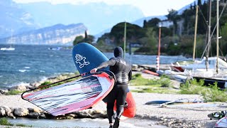 November windsurfing Malcesine [upl. by Mccafferty]