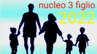 assegno nucleo familiare 3 figlio la domanda per 2022 [upl. by Inahpets]