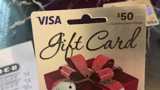 Como activar una gift Card visa vanilla de 50 dolares [upl. by Haseefan]