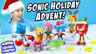 Sonic the Hedgehog Christmas Advent Calendar Countdown Review 2022 [upl. by Eneres]