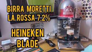 Birra Moretti La Rossa bock 72  Heineken blade  review No 1215 [upl. by Annehcu]