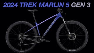 The 2024 Trek Marlin 5 Gen 3 Is Here What’s New [upl. by Aihtennek]