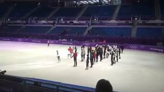 Pyeongchang February 2018 Gala Practice on Olypmic Games Figure Skating [upl. by Elvin837]