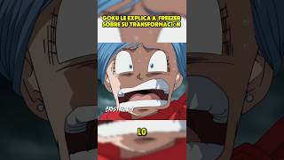 Goku explica a freezer de su transformación y freezer dice que es un trabalenguas dragonballsuper [upl. by Brozak]