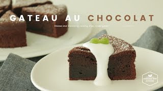 갸또 오 쇼콜라 만들기  Gateau Au Chocolat Recipe  Cooking tree 쿠킹트리 [upl. by Dulcie985]